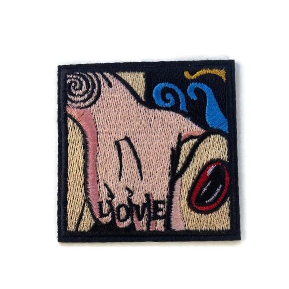 Love Choke Hold Embroidered Patch - Picture 1 of 4